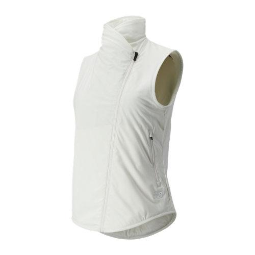 New Balance 93146 Women's Determination Nb Heat Flex Asym Vest - Off White (wv93146sst)