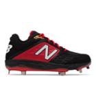 New Balance Fresh Foam 3000v4 Metal Men's Cleats And Turf Shoes - Black/red (l3000br4)