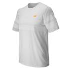 New Balance 61415 Men's Challenger Graphic Crew - White/impulse (mt61415wil)