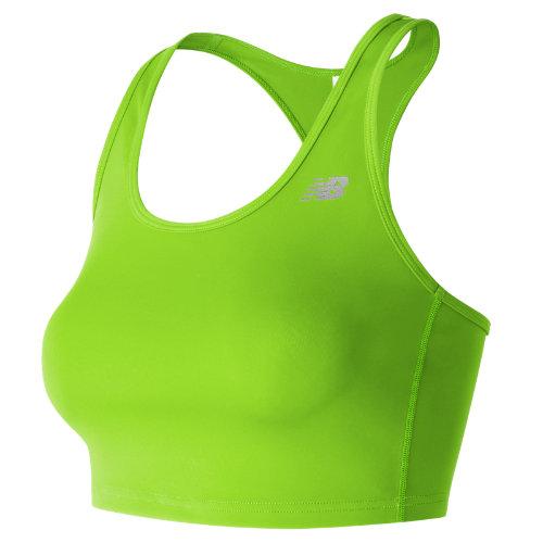 New Balance 71152 Women's Accelerate Crop Top - Green (wt71152lig)