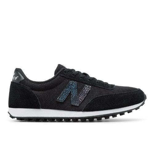 New Balance 410 70s Running Suede Women's Running Classics Shoes - Black/white (wl410bl)