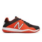 New Balance Turf 4040v4 Men's Turf Shoes - Black/orange (t4040bo4)