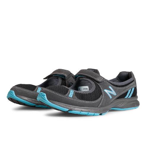 New Balance 515 Women's Fitness Walking Shoes - Black, Turquoise (ww515bk)