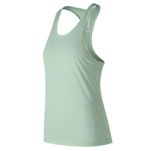 New Balance 73125 Women's Heather Tech Racerback - Green (wt73125wvh)