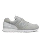 574 New Balance Men's 574 Shoes - Grey/white (ml574wb)
