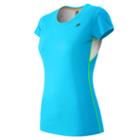 New Balance 53141 Women's Accelerate Short Sleeve - Bayside (wt53141bys)
