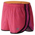 New Balance 53163 Women's Accelerate 2.5 Inch Printed Short - Azalea Multi (ws53163azm)