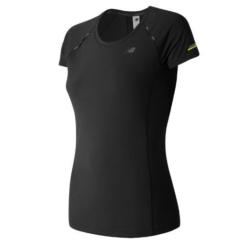 New Balance 63223 Women's Nb Ice Short Sleeve - Black (wt63223bk)