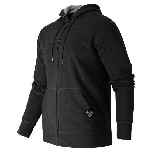 New Balance 53515 Men's Full Zip Fleece Hoodie - Black (mj53515bk)