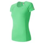 New Balance 63223 Women's Nb Ice Short Sleeve - Green (wt63223aeg)