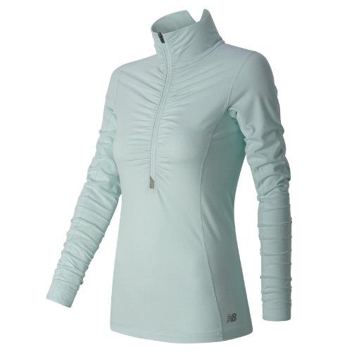 New Balance 53110 Women's In Transit Half Zip - Blue (wt53110dlt)