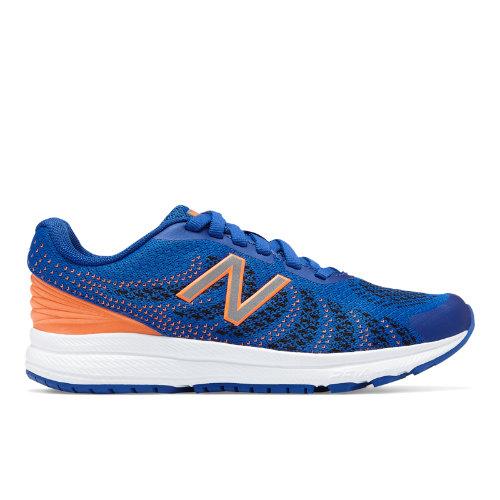 New Balance Fuelcore Rush V3 Kids Grade School Running Shoes - Blue/orange (kjrusr0g)