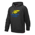 New Balance 93657 Men's Nb Numeric Logo Stacked Hoodie - Grey (mt93657ch)