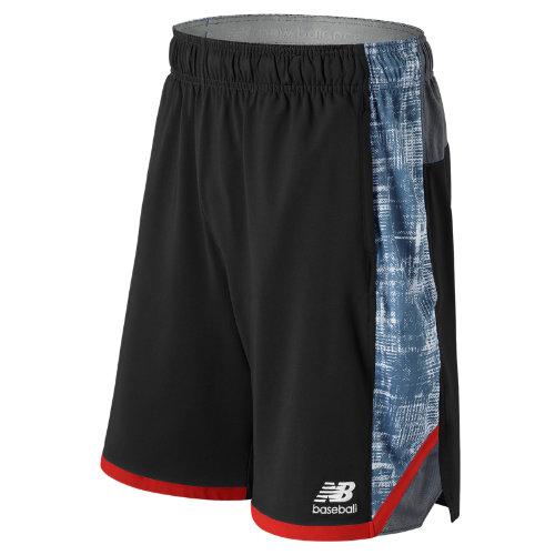 New Balance 73709 Men's Baseball Grind Inset Short - Black (ms73709tbk)
