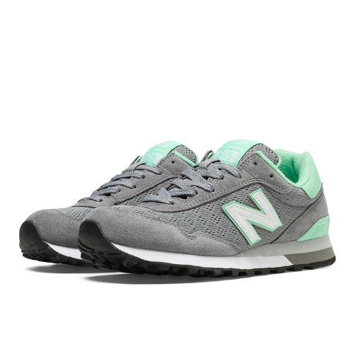 New Balance 515 Women's Running Classics Shoes - Steel Grey, Pistachio (wl515phg)