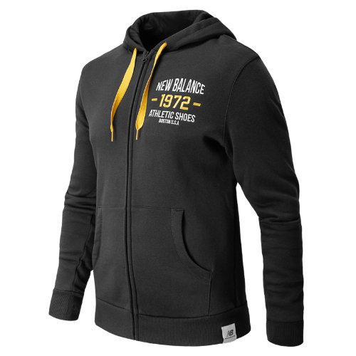 New Balance 4395 Men's Collegiate Zip Hoodie - Blue Graphite, Freesia, Cream (emej4395bgh)