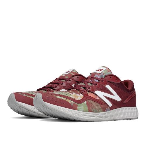 New Balance Fresh Foam Zante Paradise Awaits Men's Sport Style Sneakers Shoes - Burgundy (ml1980cb)
