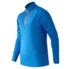 New Balance 53209 Men's Performance Merino Half Zip - Sonar (mt53209son)