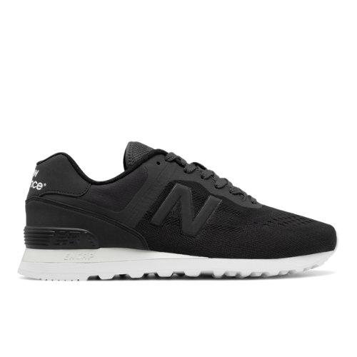 New Balance 574 Re-engineered Men's Sport Style Sneakers Shoes - Black/grey (mtl574nc)