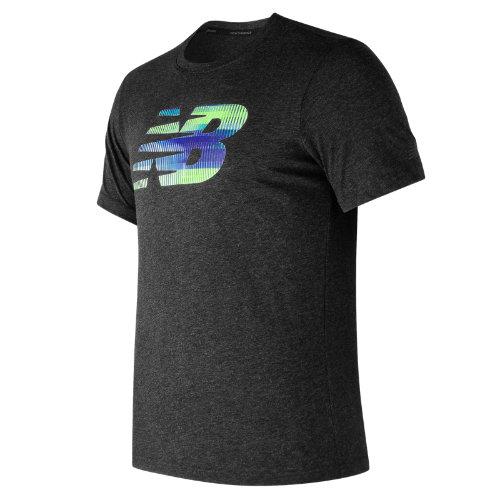 New Balance 73082 Men's Heather Tech Nb Graphic Ss - (mt73082)