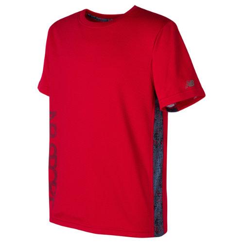 New Balance 17347 Kids' Printed Short Sleeve Performance Tee - (bt17347)