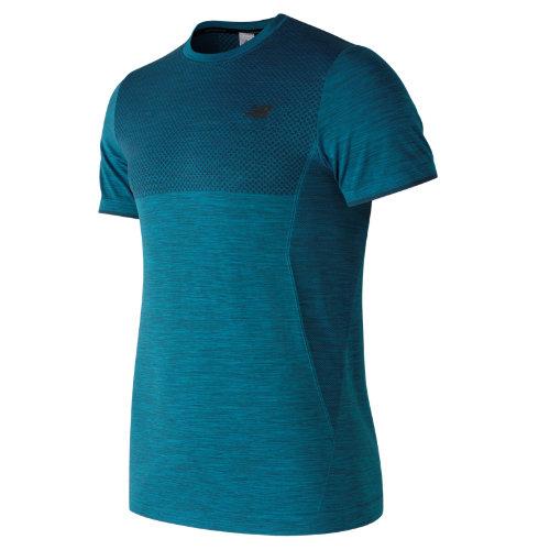 New Balance 71012 Men's M4m Seamless Short Sleeve - Blue (mt71012dzh)