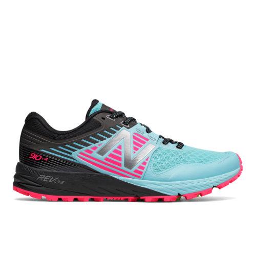 New Balance 910v4 Trail Women's Trail Running Shoes - Blue/pink/black (wt910bb4)