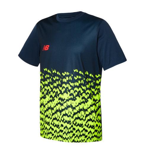 New Balance 630154 Men's Tech Training Furon Graphic Ss Jersey Le - (mt630154gxy)