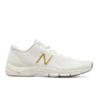 New Balance 711v3 Heathered Trainer Women's Cross-training Shoes - Off White/gold (wx711sm3)