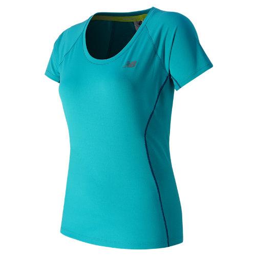 New Balance 53224 Women's Nb Ice Short Sleeve - Sea Glass (wt53224sgl)