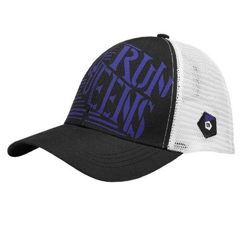 New Balance Men's & Women's Queens Technical Trucker Hat - Black/purple (340001)
