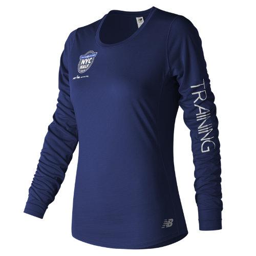 New Balance 73132 Women's United Nyc Half Training Accelerate Long Sleeve - Purple (wt73132ctmp)