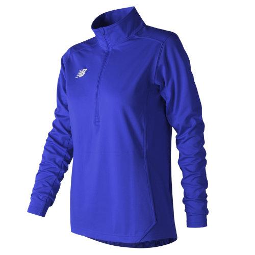 New Balance 710 Women's Lightweight Solid Half Zip - Blue (tmwt710try)