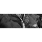 New Balance 4314 Women's Shadow Run Jacket - Black, Silver Mink (wrj4314bk)