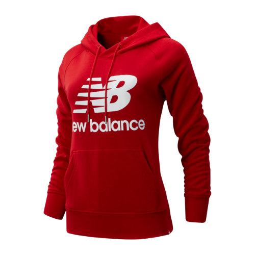 New Balance 91523 Women's Essentials Pullover Hoodie - Red (wt91523rep)