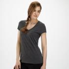 New Balance 4192 Women's V Neck Tee - Black (wet4192bk)