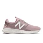 New Balance Fuelcore Coast V3 Women's Speed Shoes - Pink/gold/off White (wcoaslh3)