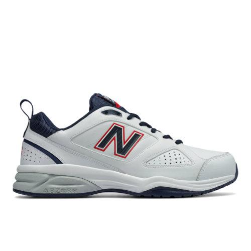 New Balance 623v3 Trainer Men's Everyday Trainers Shoes - White/navy/red (mx623us3)