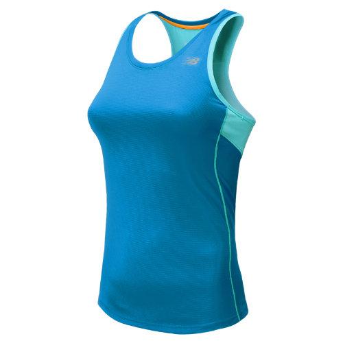 New Balance 4324 Women's Accelerate Tank - Wave Blue, Sea Spray (wrt4324wab)