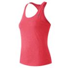 New Balance 53149 Women's Heathered Tank - Pink (wt53149guh)