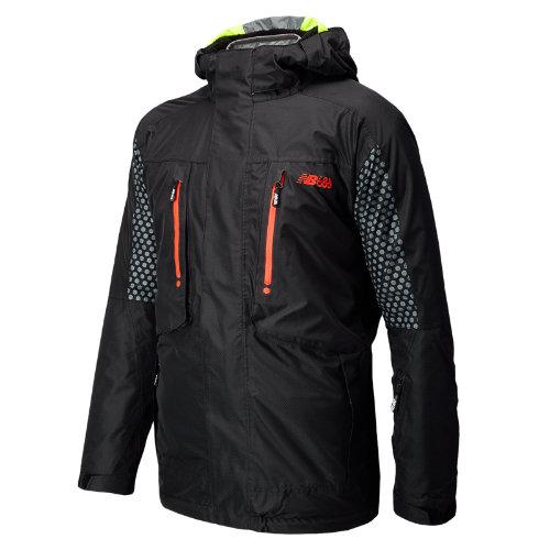 New Balance 4304 Men's Men's Alpine Smarty 3-1 Snow Jacket - Black (nmoj4304bk)