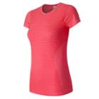 New Balance 61131 Women's M4m Seamless Short Sleeve Tee - Pink (wt61131guh)