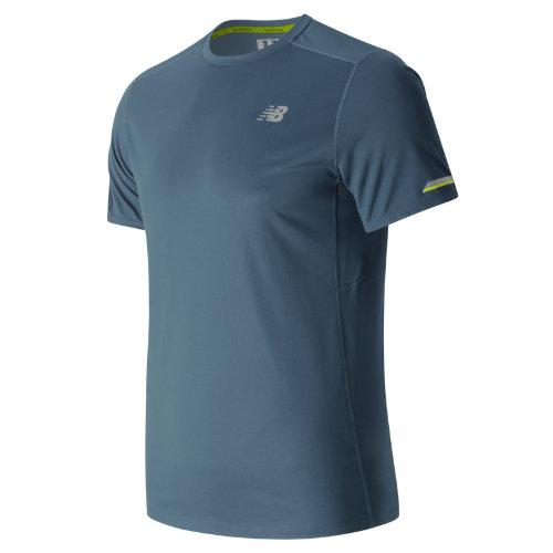 New Balance 63223 Men's Nb Ice Short Sleeve - Navy (mt63223vti)