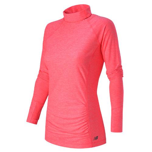 New Balance 53159 Women's Space Dye Knit Pullover - Pink Heather (wt53159pzh)