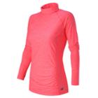 New Balance 53159 Women's Space Dye Knit Pullover - Pink Heather (wt53159pzh)