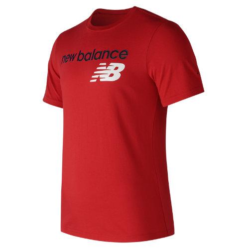 New Balance 73581 Men's Nb Athletics Main Logo Tee - Red (mt73581rep)