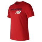 New Balance 73581 Men's Nb Athletics Main Logo Tee - Red (mt73581rep)