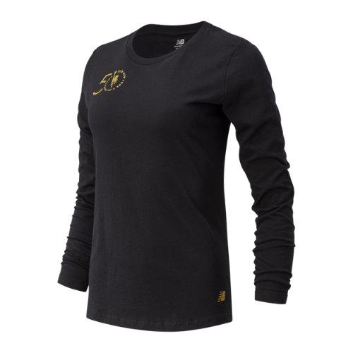 New Balance Women's Nyc Marathon Gold 50 Yrs Running Graphic Tee