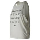 New Balance 73465 Women's Graphic Wedge Layering Tank - Off White (wt73465sah)