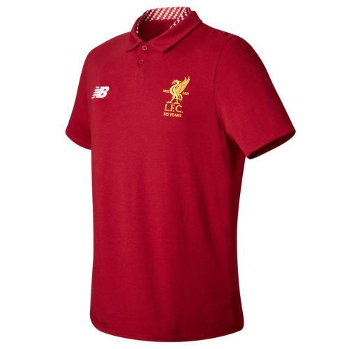 New Balance 730378 Men's Lfc Elite Media Motion Polo - Red (mt730378rdp)